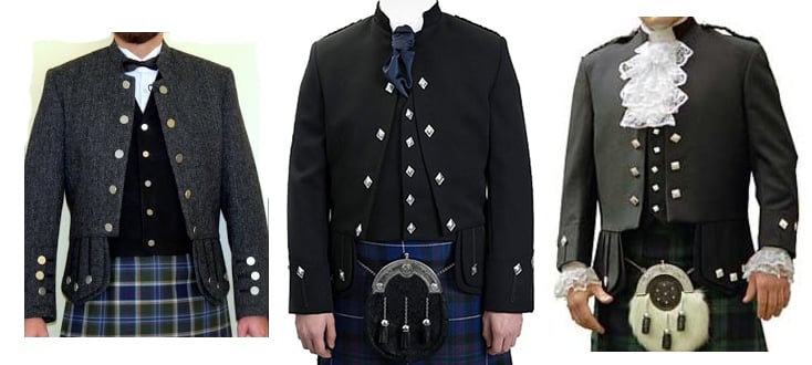 kilt jacket types